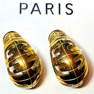 VTG Givenchy Bold Signature 4G Earrings